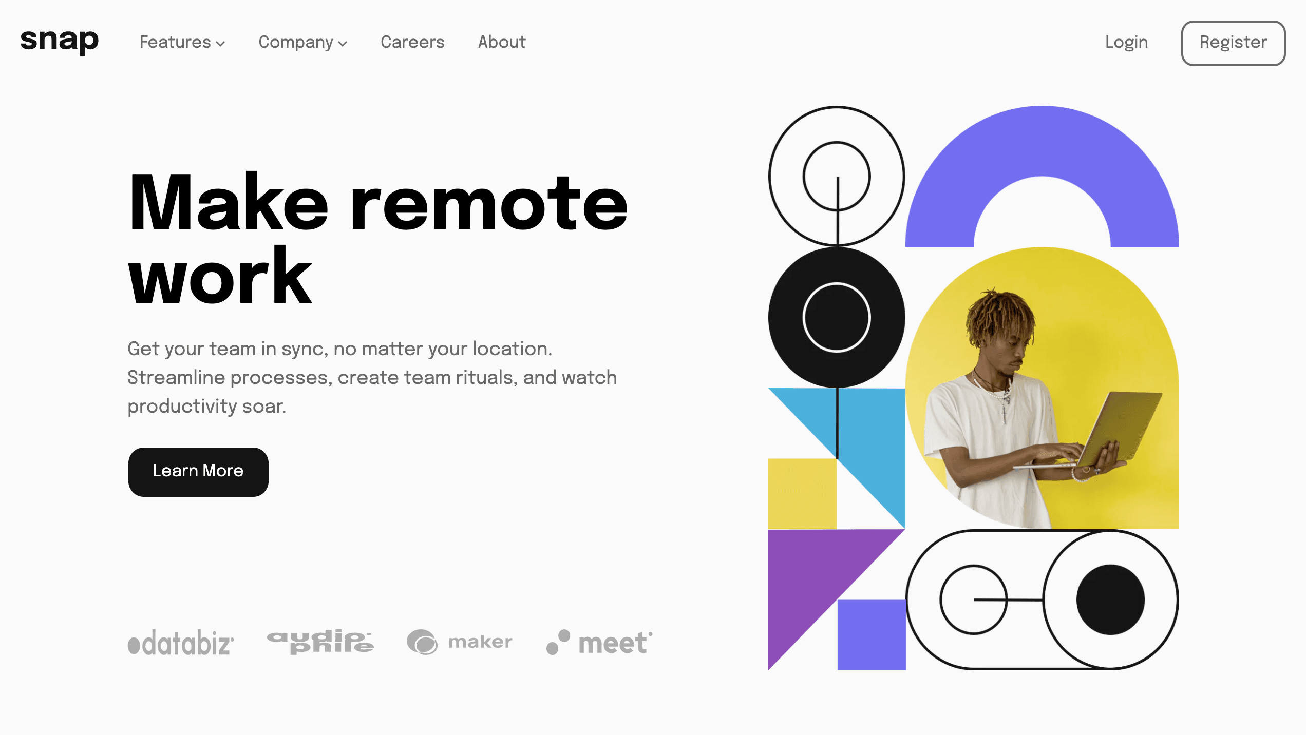 Snap Landing Page